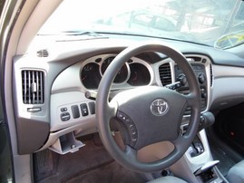 2006 TOYOTA HIGHLANDER GREEN 3.3L AT 2WD Z17844